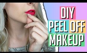 DIY PEEL OFF MAKEUP EYEBROW AND LIP TINT | HIT OR SHIT?