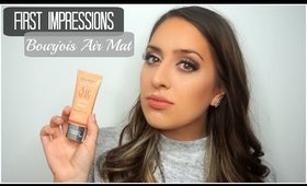 FIRST IMPRESSIONS: Bourjois Air Mat Foundation | Laura Black