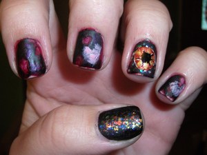 "We Found Love" Inspired Nails