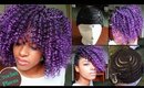 How to | Crochet Braid Curly Wig & Updo
