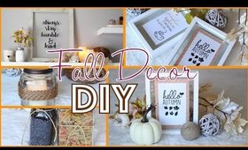 Easy Fall Decor DIY and Transformation - Fall Home Decor Ideas