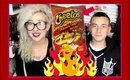 Hot Cheetos Challenge With My Little Brother !