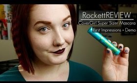 COVERGIRL SUPER SIZER MASCARA | First Impression + Demo