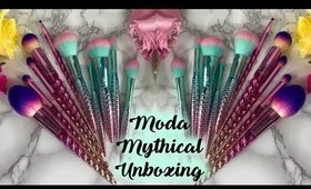 Moda Mythical Brushes Unboxing 🌈🎠 l TotalDivaRea