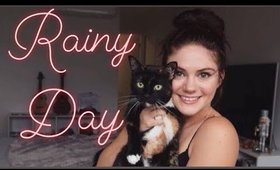 Chit Chat: getting ready for WORK on a Rainy Day (GRWM)