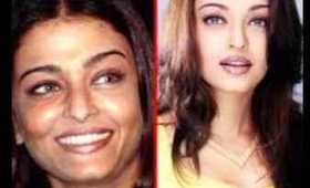 UGLY aishwarya rai without makeup photos - aishwarya rai plastic surgery pics before aish