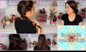 QUICK AND EASY HAIRSTYLES for LONG hair!