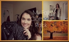 My Fall Clothing Rack Fashion Friday