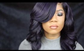 Make A Wig Look Real !! Sensationnel Megan Purple Wig