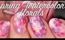 Spring "Watercolor" Florals (Using Nail Polish) | Lacquerstyle