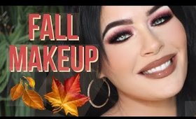 🍁🍂 FALL MAKEUP LOOK 🍁🍂 SMOKEY EYE w/ NORVINA VOL 1 I HOMECOMING