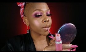 Valentine's Day Makeup Tutorial | Pink Glitter Halo Eye