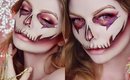 Glam Skull Using Makeup ONLY | No Paint | Easy Halloween Tutorial