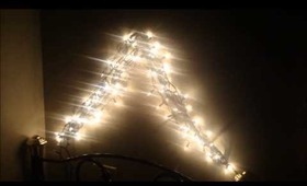 Christmas DIY Decor~Beautiful Bedroom Lights!