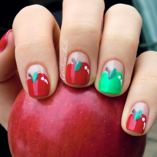 Apples! | Carolane C.'s (carolanenails) Photo | Beautylish