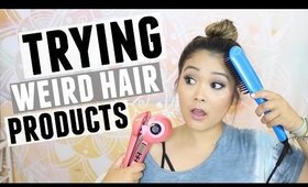 TRYING WEIRD HAIR PRODUCTS | JaaackJack