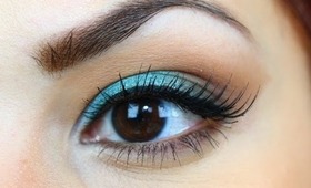 Colorful Aqua Smokey Eye Tutorial