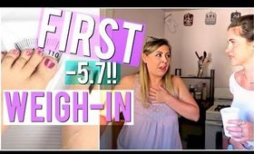 MY FIRST WEIGH-IN! Fitness Vlog #1