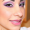 Pink/Purple Eyes Ombre Lips