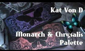 Kat Von D Monarch & Chrysalis Palettes (including swatches)