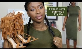 Fashion Nova, Forever21 haul|Try on