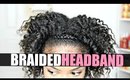 Braided Headband on Natural Hair