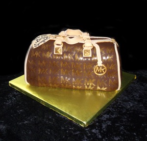 Micheal Kors purse cake by Creative Cakes By KeeKee