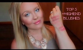 Top 5 Highend Blushes For Spring and Summer | Collab W/Blushingshadesofbeauty