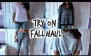 TRY ON FALL HAUL: H&M, TOPSHOP, VICTORIA SECRET & MORE!