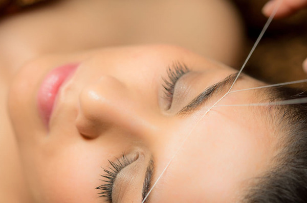 Eyebrow Threading Before and After  Threading eyebrows, Waxed eyebrows,  Perfect eyebrows