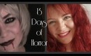13 Days of Horror - Putting on a wig (long,curly,thick hair)
