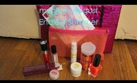 Whats in My August 2012 My Glam Bag! Endless Summer