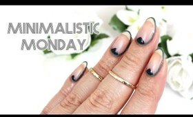 Minimalistic Monday No.4 | Border & Triangle Nails ♡