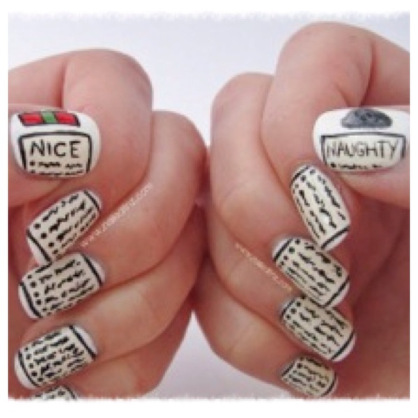 Naughty/Nice nails | Lucy J.'s Photo | Beautylish