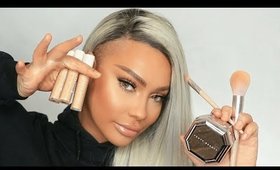 HOW TO NOT LOOK HUNGOVER W/ FENTY BEAUTY CONCEALERS AND POWDER | SONJDRADELUXE