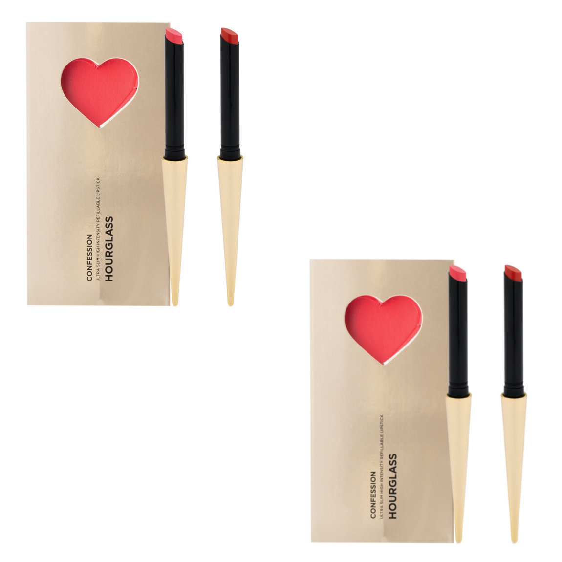 Hourglass Confession Ultra Slim High Intensity Refillable Lipstick Valentine's Day Set (Buy One, Get One) alternative view 1 - product swatch.