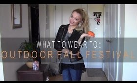 STYLE SCENARIO - What to Wear to a Fall Festival | TheStylesMeow