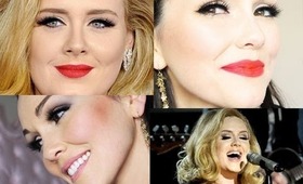 Adele Grammy Makeup Tutorial (2 in 1)