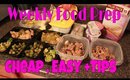 Food Prep With Me! Cheap Easy and Tips| Weight loss