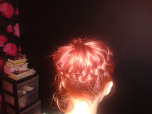 sister tried out a few.looks on my hair x