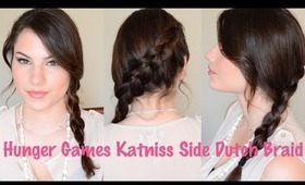 Hunger Games Katniss Side Dutch Braid Hair Tutorial