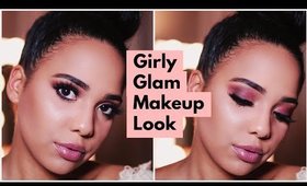 Girly Bold Glam Valentines Day Makeup Look |  Ashley Bond Beauty blogger