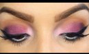 Purple & Sparkles - Wearable look for brown eyes