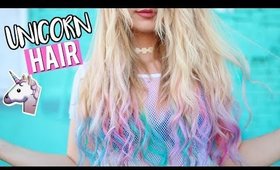 DIY Unicorn Hair! Dying My Hair Unicorn Colors Tutorial