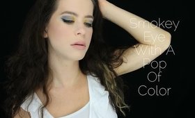 Smokey Eye With A Pop Of Color