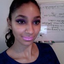 New Years Eve Makeup tutorial! purple smokey with mac st. germain lipstick!