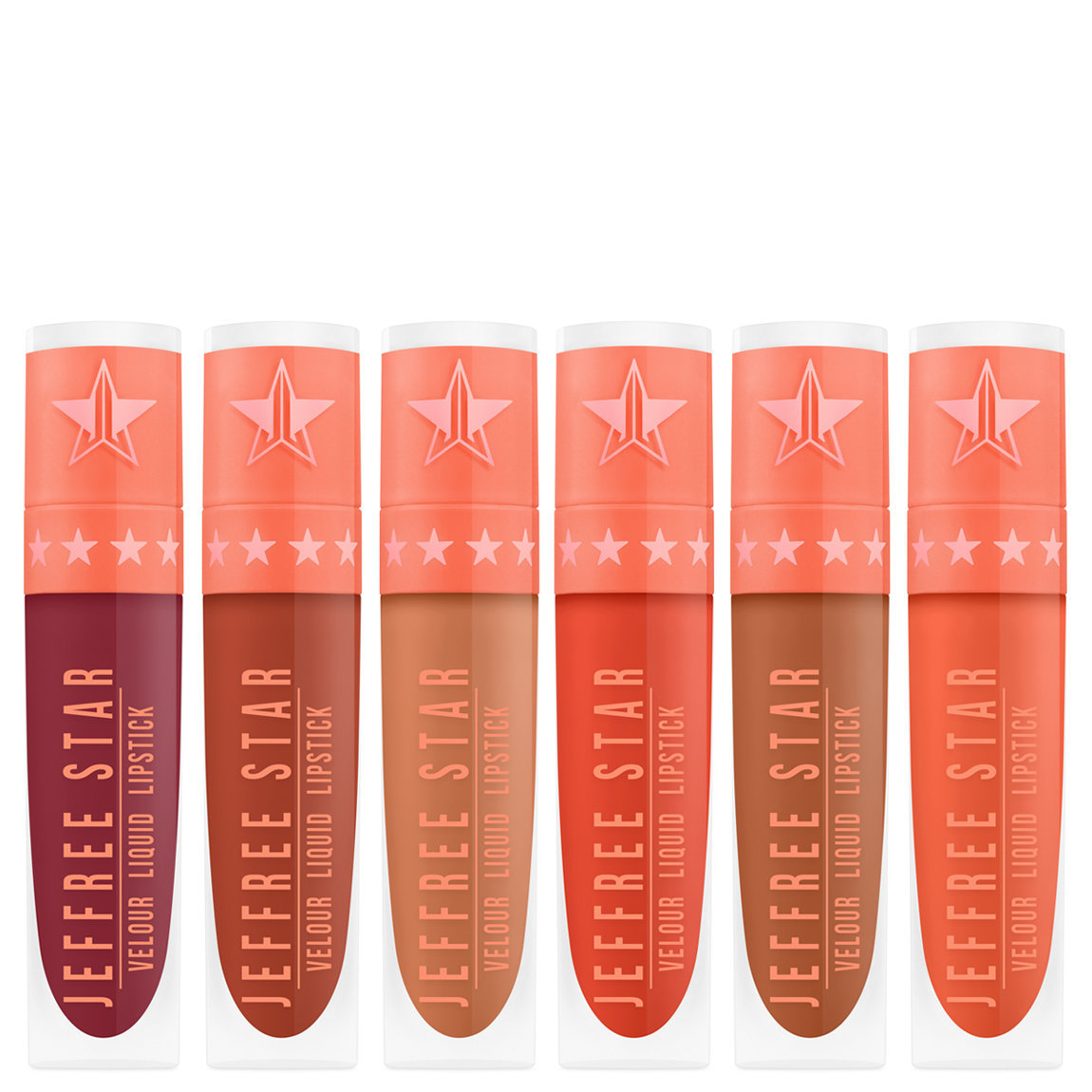 Jeffree Star Cosmetics Pricked Velour Liquid Lipstick Bundle alternative view 1 - product swatch.