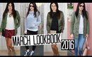 March Lookbook 2016 - Suede, Khaki & Blush | FASHION WEEK