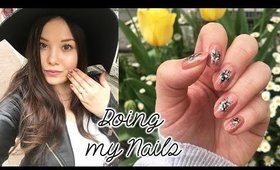 Japan Vlog 4 | Doing My Nails (Tutorial Vlogging Style), Eating Sea Urchin Sushi ♡ 2017