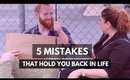 How to be happy | 5 Mistakes That Hold You Back - Motivational Video
